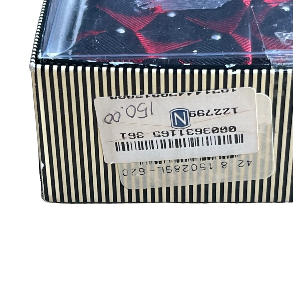 Robert Talbott Protocol Black/Red Jacquard Formal… - image 6